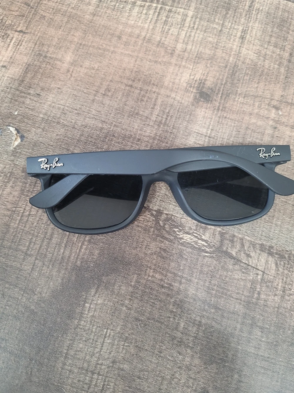 Rayban Classic Black Wayfarer-Style Sunglasses